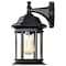 Nuvo Hopkins Outdoor Large Wall Lantern 1 Light Matte Black Finish 60/6118 - alternate 5